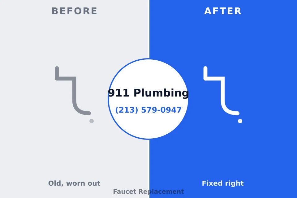 Before and after: plumbing company Chinchilla, PA